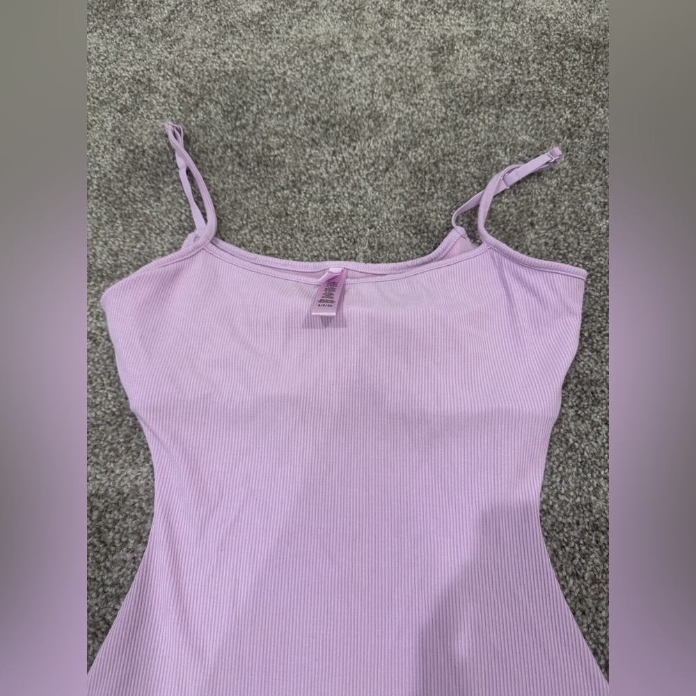 Skims Fit Everybody Picot Onsesie - Bubble Gum - Picture 4 of 5